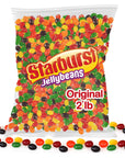 Starburst Original Jelly Beans 2 Pound Holiday Candy  Comes in a Resealable Bag  jelly beans bulk  Perfect for Parties Christmas Candy Stuffers