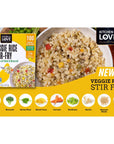 Kitchen  Love Hearts of Palm Veggie Rice Stir Fry Low Carb Low Calories Plant Based Non GMO Gluten Free Rice Alternative Vegan Easy to Prepare Quick Meal 8 Oz Pack of 3