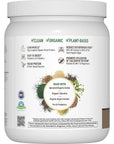 Garden of Life Organic Vegan Protein Powder, 20g Plant Based Protein with Calcium, D3, K2 MK-7 & Magnesium for Bone Strength, Prebiotics & Probiotics for Digestion, Brownie Bites Flavor, 14 Servings