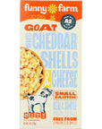 FUNNY FARM Goat White Cheddar Shells  Cheese 6 OZ