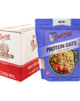 Bobs Red Mill High Protein Oats  32 oz Pack of 4 Gluten Free 10gServing Non GMO Whole Grain Plant Based Protein