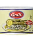 Galil Stuffed Grape Leaves NonGMO 14Ounce Cans Pack of 12