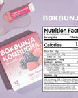 DALAMHARI Kombucha Powder  Black Raspberry Bokbunja 12T  Kombucha Drink Probiotic Soda Urban Remedy Kombucha Synergy Scoby Kombucha Starter Kit Adaptogenic Drink Health Ade Kombucha Kambucha Prebiotic Soda Sugar Free