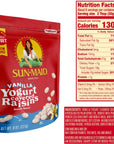 Sun-Maid Vanilla Yogurt Coated Raisins - (12 Pack) 8 oz Resealable Bag - Yogurt Covered Dried Fruit Snack for Lunches and Snacks