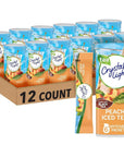 Crystal Light Sugar-Free Peach Iced Tea Drink Mix 6 Count (Pack of 12)