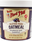 Bobs Red Mill Blueberry Hazelnut Oatmeal Cup 25 Ounce Pack of 12