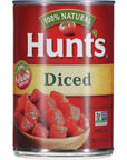 Hunts Diced Tomatoes Keto Friendly 145 oz