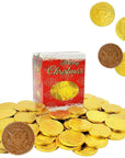 Christmas Premium Belgian Milk Chocolate Gold Coins (Half Pound)