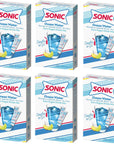 Sonic Ocean Water Singles To Go Drink Mix  6 Boxes  36 Sticks  Zero Sugar  Low Calorie  36 Total Servings