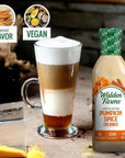 Walden Farms Limited Edition Pumpkin Spice Creamer 12 oz Bottle  Creamy and Flavorful Vegan Paleo and Keto Friendly NonDairy Milk Substitute 0g Net Carbs  For Coffee Tea Smoothies Shakes Desserts and More