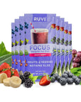 Ruvi Brain Powering Smoothies  Fruit and Vegetable Drink Mix  FreezeDried Juice Powder  Delicious Flavor Variety Packs  OntheGo Healthy Snack  CleanIngredients  Vegan  GlutenFree  NonGMO  No Additives