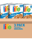 Life Breakfast Cereal, Original, 13oz Boxes (3 Pack)