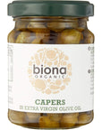 BIONA Organic Capers In Olive Oil 120 GR