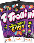 Trolli Sour Brite EGGS Assorted Gummies 4oz Each 3 Pack WBundle Bonanza Candy