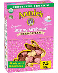 Annie's Organic Bunny Grahams Snacks, Neapolitan, 7.5 oz.