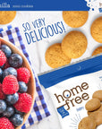 Homefree Mini Vanilla Cookies Gluten Free Nut Free Vegan Individually Wrapped Packs School Safe and Allergy Friendly Snack 11 oz Pack of 10