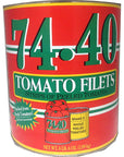 Stanislaus 7440 Tomato Filets Strips of Peeled Tomatoes 102 oz