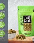 Oh Nuts Roasted Unsalted Pumpkin Seeds 2lb  No Shell Pepitas Great for Healthy Snacking or Smoothie  Salad Toppings32oz in Resealable Bulk Bag