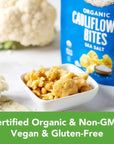 Rhythm Cauliflower Bites Sea Salt Vegan Paleo Friendly GlutenFree Mission Nutrition Vegan Box 6 Pack