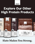 Slate Milk  High Protein Iced Coffee  Energy Variety Pack  Caramel Latte Mocha Latte Vanilla Latte  175mg Caffeine Lactose Free  20g Protein 1g Sugar  Protein Coffee  11 fl oz 12 Cans