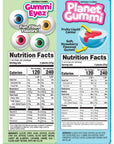 Efrutti Herberts Best Planet Gummi  Eyez Glotzer 26oz Each 2 Pack WBundle Bonanza Candy