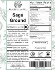 SPICES VILLAGE Ground Sage [ 3.5 oz ] - Ground Sage Spice