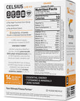 CELSIUS OntheGo Powder Stick Zero Sugar 14 Sticks per Pack Orange 260 Oz