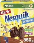 Nesquik Crush Pillows Breakfast Cereal With Chocolate And Wholegrain 360G