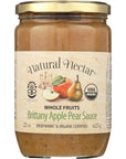 Natural Nectar Apple sauce Pear Biodynamic 22 Oz