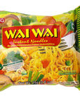 Wai Wai Instant Noodles Veg Marsala Flavored 26Ounce 75g Packages Pack of 30