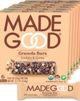 MadeGood Cookies & Creme Granola Bars (36 Count, 0.85oz Each) Contain Nutrients from Vegetables, Gluten Free