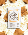 Oats Overnight Smores  Overnight Oats with 22g Protein High Fiber Breakfast Protein Shake  Gluten Free Oatmeal Non GMO High Protein Oatmeal 28 oz per meal 8 Pack  BlenderBottle