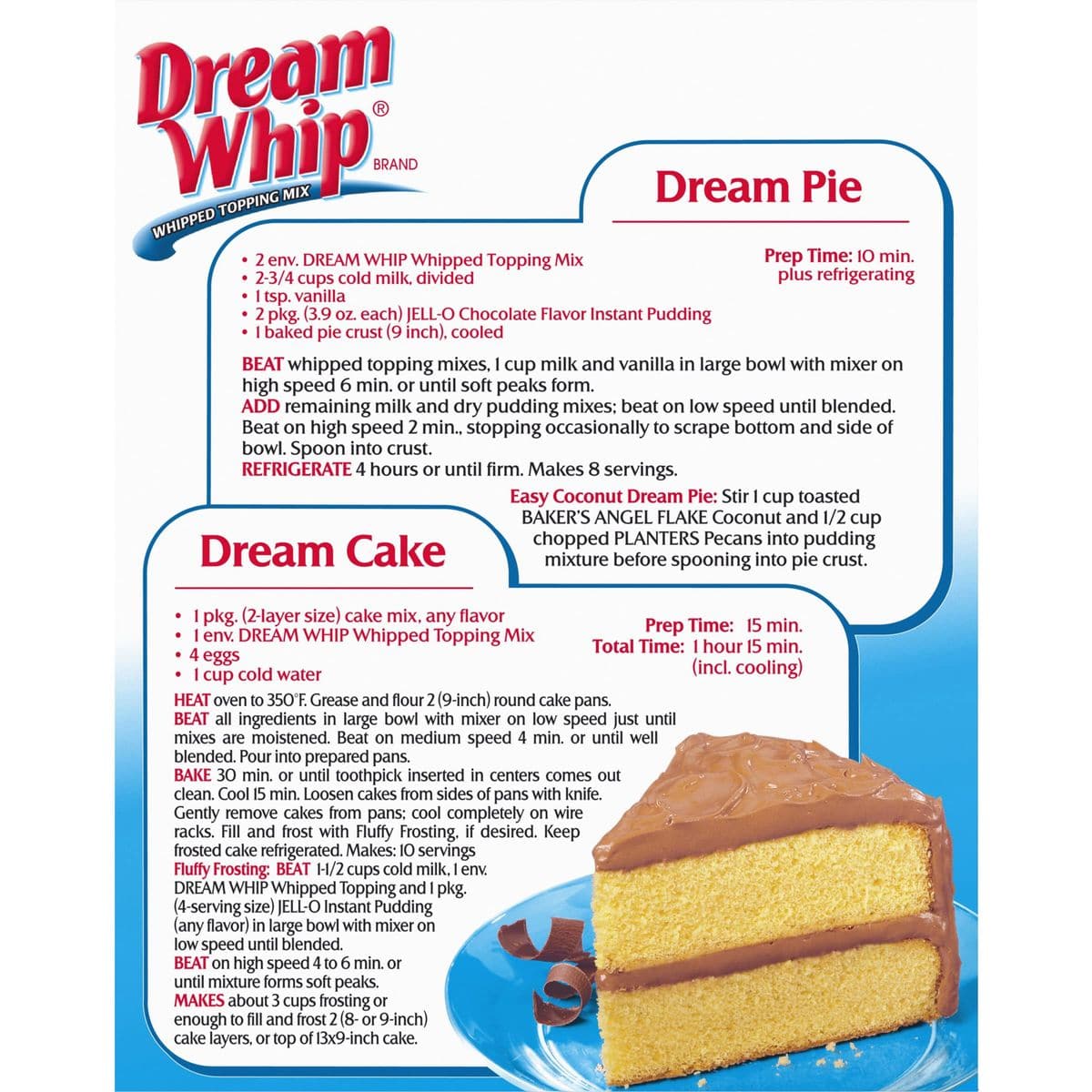 Dream Whip Whipped Topping Mix 26 oz Boxes Pack of 12