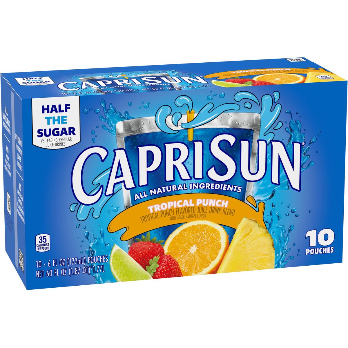 Capri Sun Tropical Punch ReadytoDrink Juice 10 Pouches