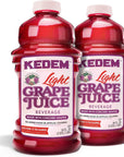 Kedem Light Concord Grape Juice 64oz 2 Pack 23 Less Calories Than Regular Kedem Grape Juice