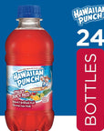 Hawaiian Punch Fruit Juicy Red - 10 fl oz bottles - 24 Count (4 Packs of 6)