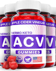 Ark Labs (5 Pack) Thermo Keto Gummies - Official Formula, Vegan - Thermo Keto ACV Gummies, Thermo Keto, Thermo Keto ACV Gummy S Thermo ACV Apple Cider Vinegar, Vitamin B12 (300 Gummies)