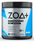 ZOA+ Zero Sugar Pre Workout Powder Wild Berry - 5-in-1 Advanced Formula - 25 Servings