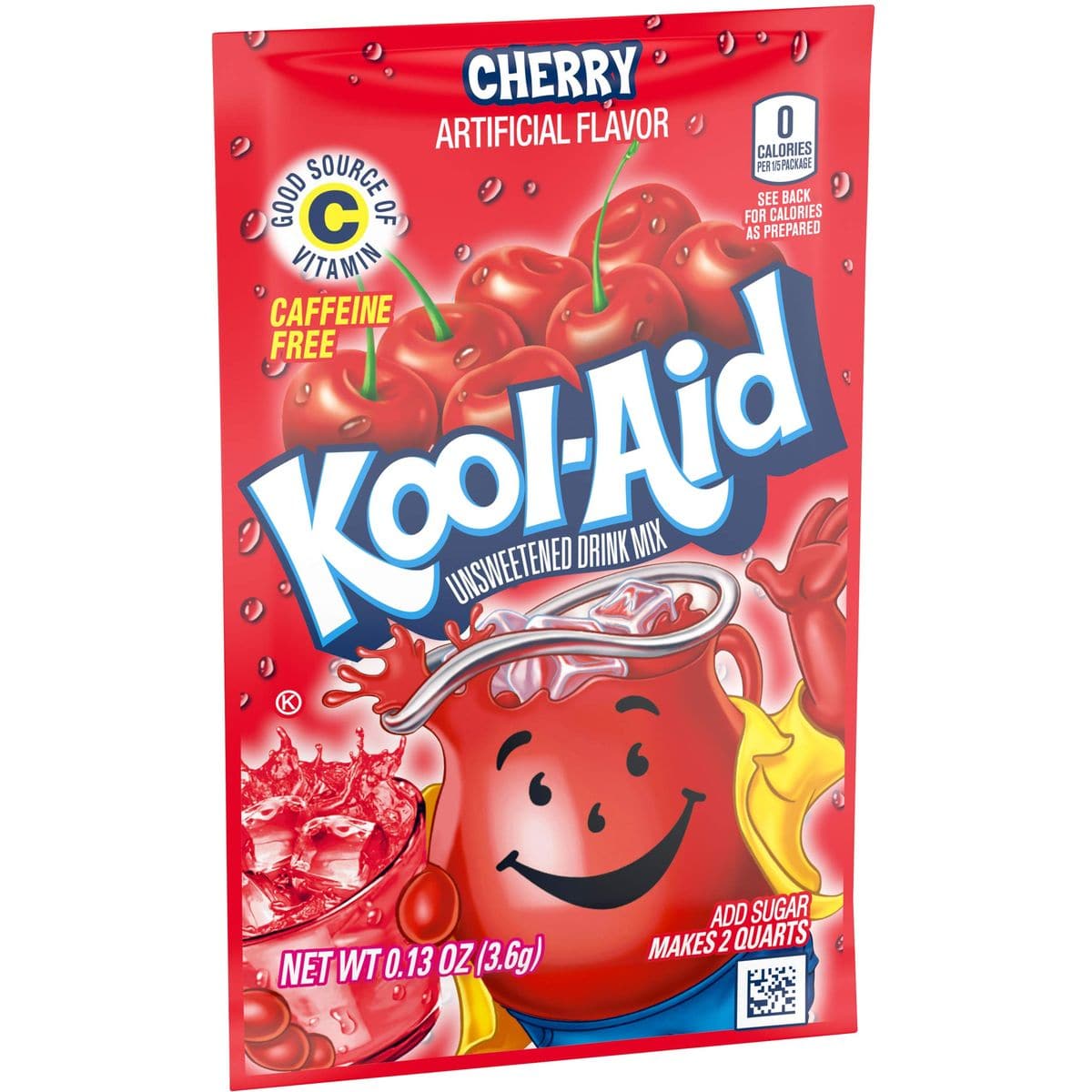 Kool Aid Cherry Powdered Drink Mix 013oz Packets Pack of 192