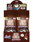 Keto Cereal by Snacks House High Protein Low Carb Healthy Breakfast Food  Gluten  Grain Free Crunch  Paleo Diabetic Ketogenic Diet Friendly Cereals  8 Pack Chocolate Puffs