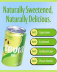 Zevia Kids Fizzy Apple 75 Ounce Cans Pack of 24