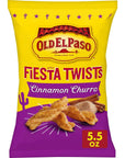 Old El Paso Fiesta Twists, Cinnamon Churro, Crispy Corn Snacks, 5.5 oz