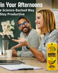 Betweener Sparkling Energy Sparkling Water wReal Juice  100mg Caffeine Light  Refreshing LTheanine for Focus Vitamins BC  Low Sugar  45 Cals  Passionfruit Lime 12 Pack