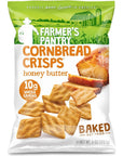 Farmer's Pantry Honey Butter Cornbread Crisps, Original, 6 Ounce (Pack of 2)