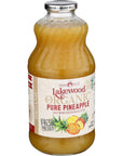 Lakewood Organic Juice Pineapple 32 Fl Oz Bottle