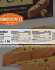 Manischewitz Chocolate Chip Nut Mandel Cuts 6oz Dairy Free Gluten Free  Grain Free Biscotti Kosher for Passover