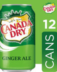 Canada Dry Ginger Ale Soda - 12 fl oz cans (Pack of 12)