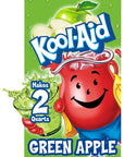 KoolAid Unsweetened Caffeine Free Green Apple Zero Calories Powdered Drink Mix Pitcher Packets  48 count  Pack of 4