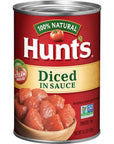 Hunts Diced Tomatoes in Sauce 145 Oz