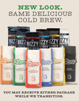 Bizzy Organic Cold Brew Coffee  Smooth  Sweet Blend  Coarse Ground Coffee  Micro Sifted  Specialty Grade  100 Arabica  1 LB